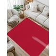 thumbnail image 1 of Solid Color Area Rug for Bedroom 4x6 Ft Red Super Soft fuzzy Throw Rug Non-Slip Fluffy Plush Indoor Floor Carpet for Living Room Nursery Home Decor, 1 of 8