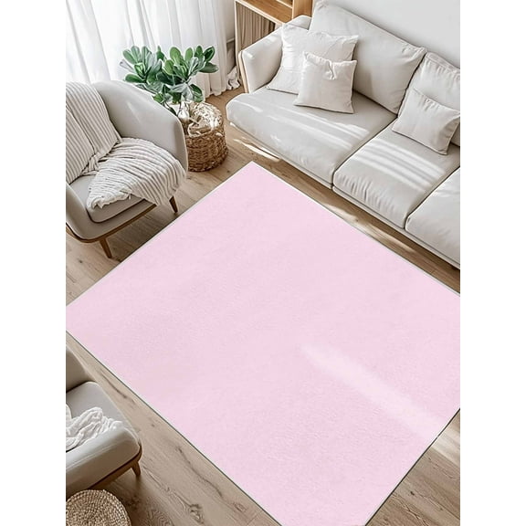 Solid Color Area Rug for Bedroom 5x7 Ft Pink Super Soft fuzzy Throw Rug Non-Slip Fluffy Plush Indoor Floor Carpet for Living Room Nursery Home Decor