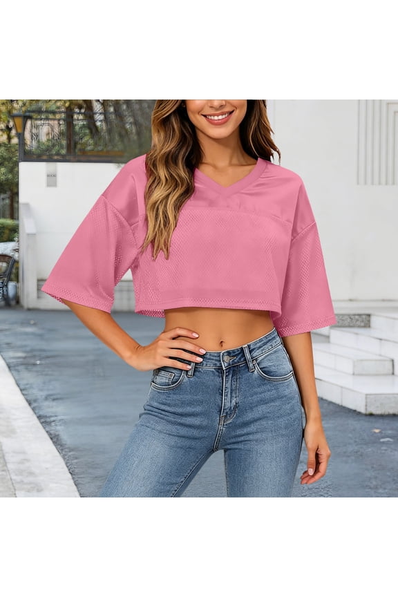 Solid Color Athletic Tee for – Casual Short Sleeve Streetwear Top With Cute Style Shirt for Women Casual Summer Shirt for Juniors Athletic Long Sleeve Shirt Women Fitted