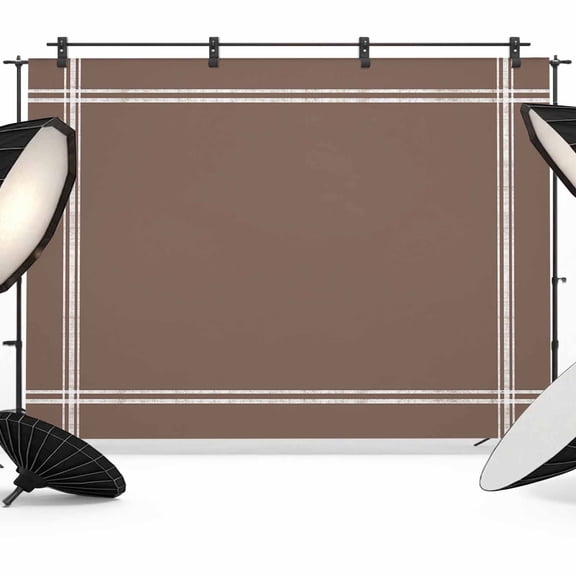 Solid Color Backdrop for Photography, Brown Photo Backdrop Portrait Background Party Banner Photo Backgrounds for Studio Booth Props, 10x8ft