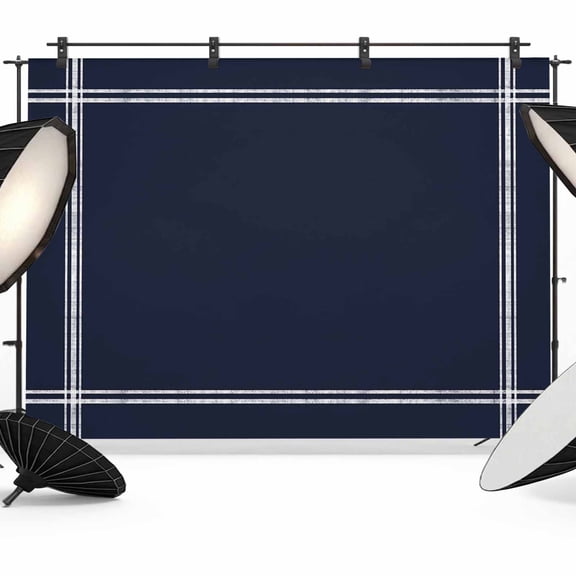 Solid Color Backdrop for Photography, Dark Blue Photo Backdrop Portrait Background Party Banner Photo Backgrounds for Studio Booth Props, 10x8ft