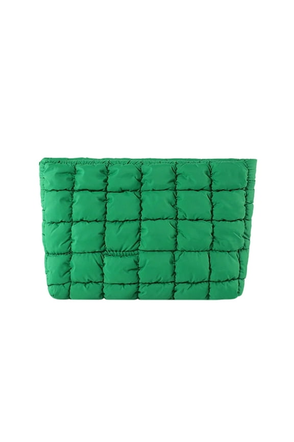 Solid Color Bag, Checkered down Bag, Fashionable and Versatile, Casual and Stylish, Small Clutch Purse for Evening Events, Parties, and Daily Use, by FAJHHA