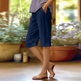 thumbnail image 1 of Solid Color Baggy Drawstring Pants With Pockets Casual Elastic Waist Quarter Pants For Men/Women Womens Soccer Shorts Women's Shorts plus Size Denim Shorts with Pockets for Women Women Board Shorts, 1 of 5