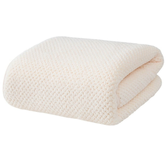 Solid Color Bath Towel, Thick Fleece Towel, Soft and Absorbent Towel, Quickly Drying, Body Towel for Adult Bathroom Gym Spa (28.7x52 Inch)