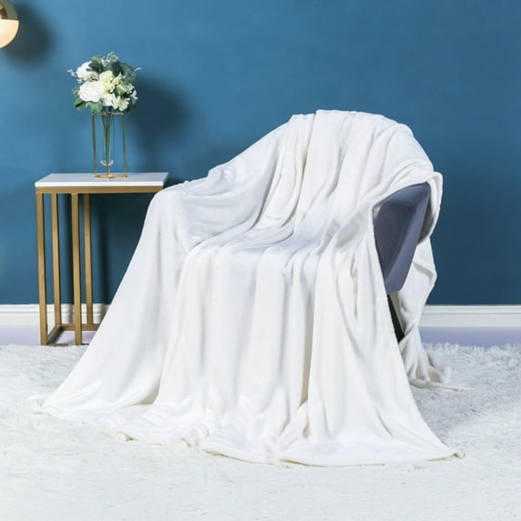 Solid Color Blanket 100*150Cm*1 Piece Soft & Warm Solid Color Polyester Blanket Cozy Throw for Bed Couch All Season Use Multiple Colors Available