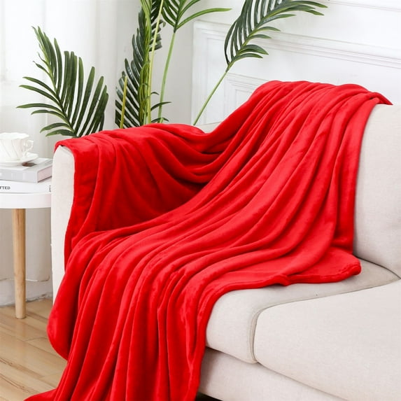 Solid Color Blanket Flannel Blanket Coral Fleece Blanket Farai Fleece Gift Blanket Conditioning Blanket/ Flannel Blanket Coral Fleece Blanket Rd2 B