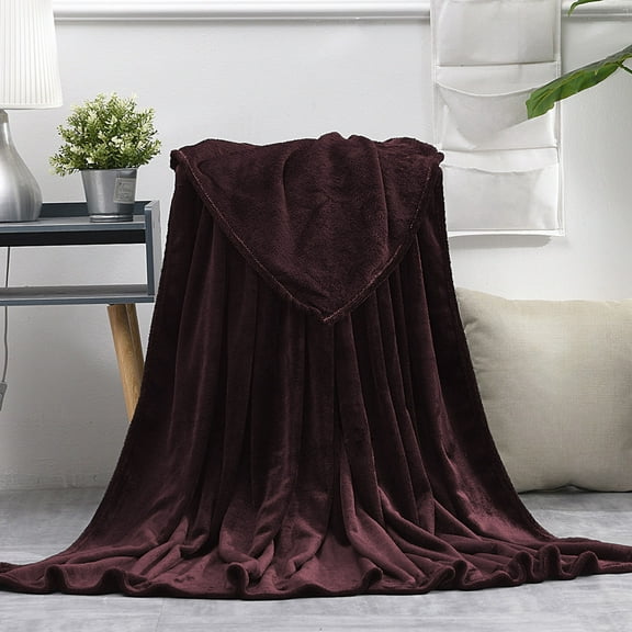 Solid Color Blanket under $5! CQCYD Warm Flannel Fleece Blanket, Solid Color Air Conditioning Throw, Soft Bed Sofa Cover Blanket