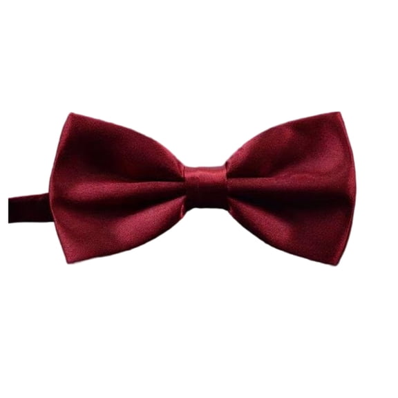 Solid Color Bow Tie for Men Party Wedding (RD1 One Size)