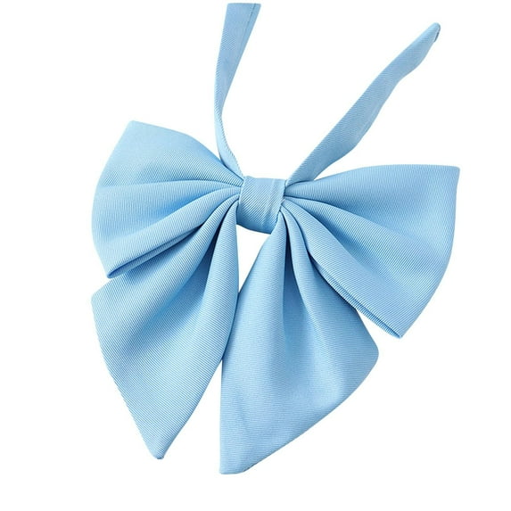 Solid Color Bow Tie for Women Gril, Adjustable Women Bow Tie, Pre-Tied Bowtie for Uniform School Party Cosplay Prom