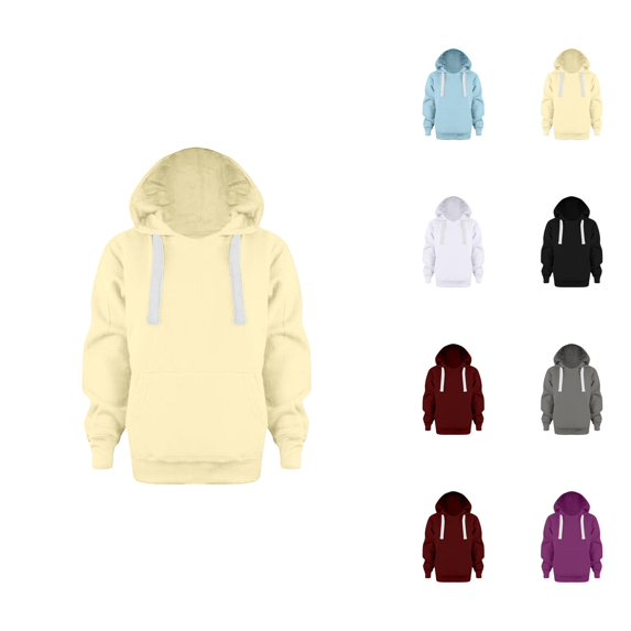 Solid Color Boys Sweatshirts Fashion Fall Winter Comfort Solid Color Hooded Hoodie Top Long Sleeve Girls Boys Coat Sweatshirt Boys Sweatshirt