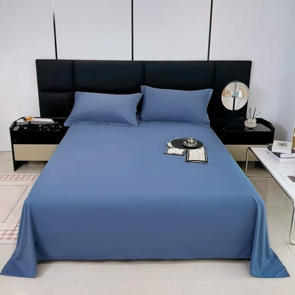 Solid Color Breathable & Skin-Friendly Bed Sheets – Hypoallergenic, Machine Washable, and Ultra-Soft Fabric for Allergy-Prone & Sensitive Skin 70.87x90.55 in