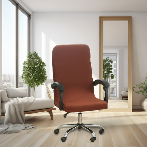 Solid Color Brushed High Elastic Chair Cover Soft And Comfortable Chair Seat Cover -proof And- Chair Slipcover Suitable For Dining Chair, Usupdd 2025 Solid Color Brushed High Elastic