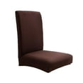 thumbnail image 1 of Solid Color Brushed High Elastic Chair Cover Soft and Comfortable Chair Seat Cover Slipcover Suitable For Dining Chair, 1 of 3