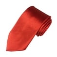 thumbnail image 1 of Solid Color Business Tie Formal Faux Silk Pointed Style Men Neckwear Business Trips Formal Event Necktie, 1 of 8