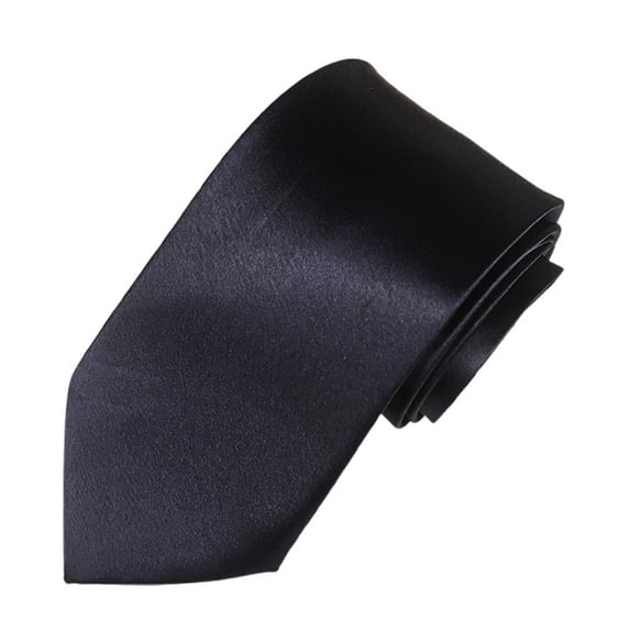 Solid Color Business Tie Formal Faux Silk Pointed Style Men Neckwear Business Trips Formal Event Necktie