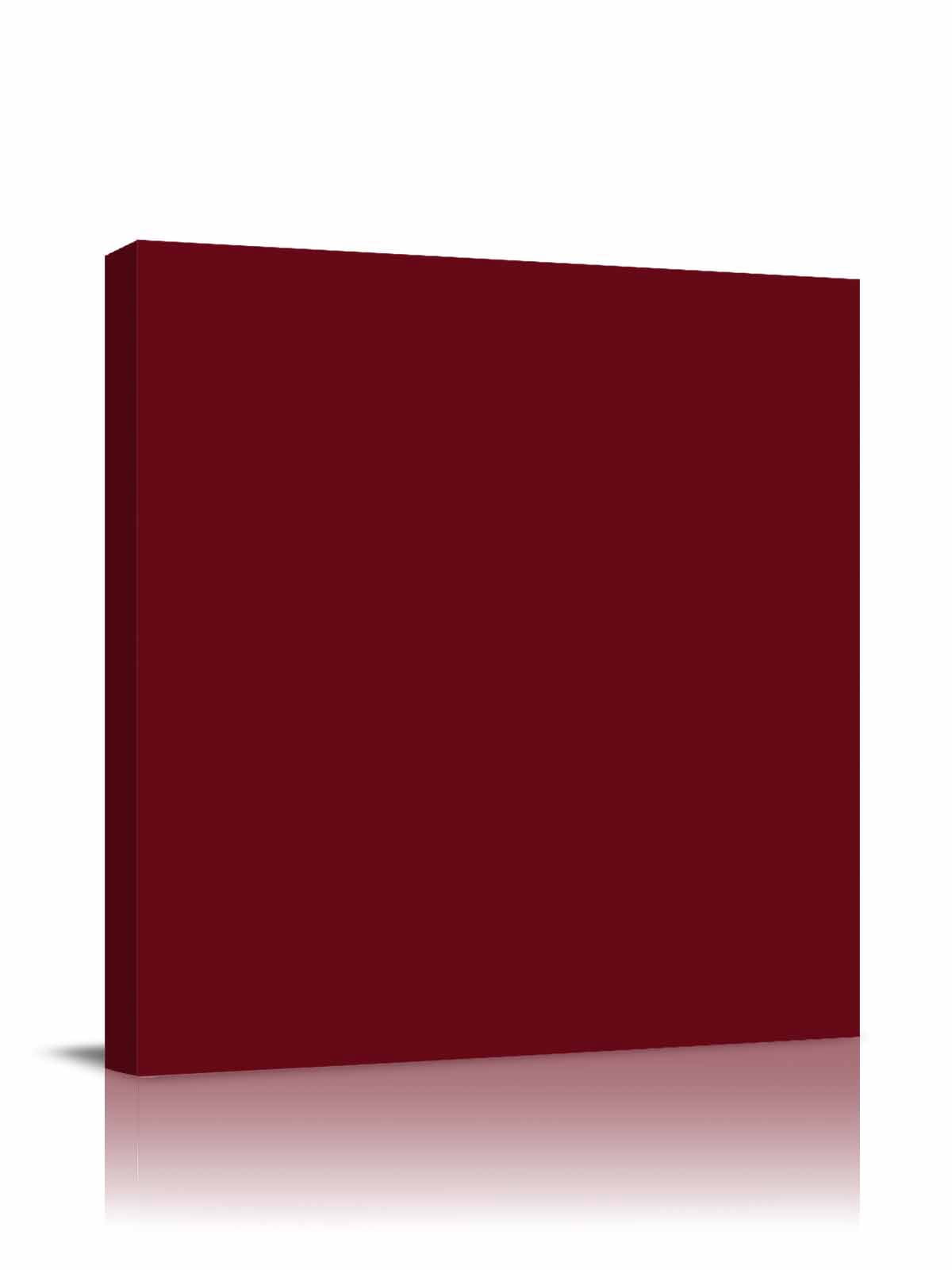 Solid Color Canvas Wall Art, Wine Red Framed Wall Decor Modern Artwork Prints Painting for Living Room, Bedroom, Kitchen & Cafe Decor 12x12 Inch