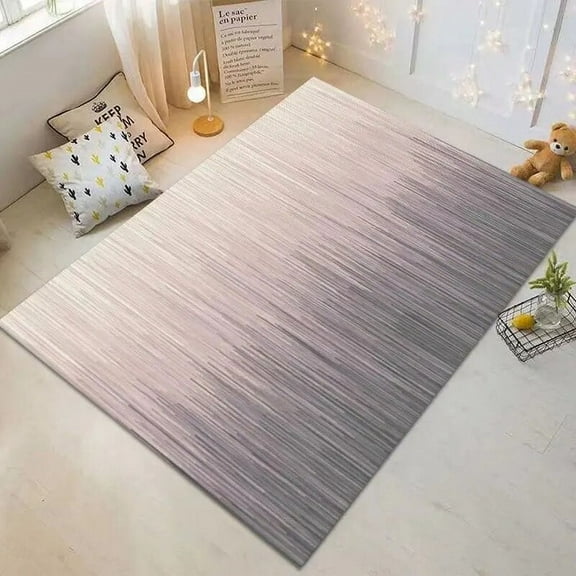Solid Color Carpet Living Room Decoration Modern Minimalist Style Pink Bedroom Rug Washable Dirt-resistant Bedside Floor Mats