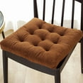 thumbnail image 1 of Solid Color Chair Cushion,Thickened Soft Padded Cushion,Floor Cushion,Kitchen Dining Chair Cushion,Patio Chair Cushion,Foam Added Cushion,Soft Seating Support Pad Holiday Gifts, 1 of 6