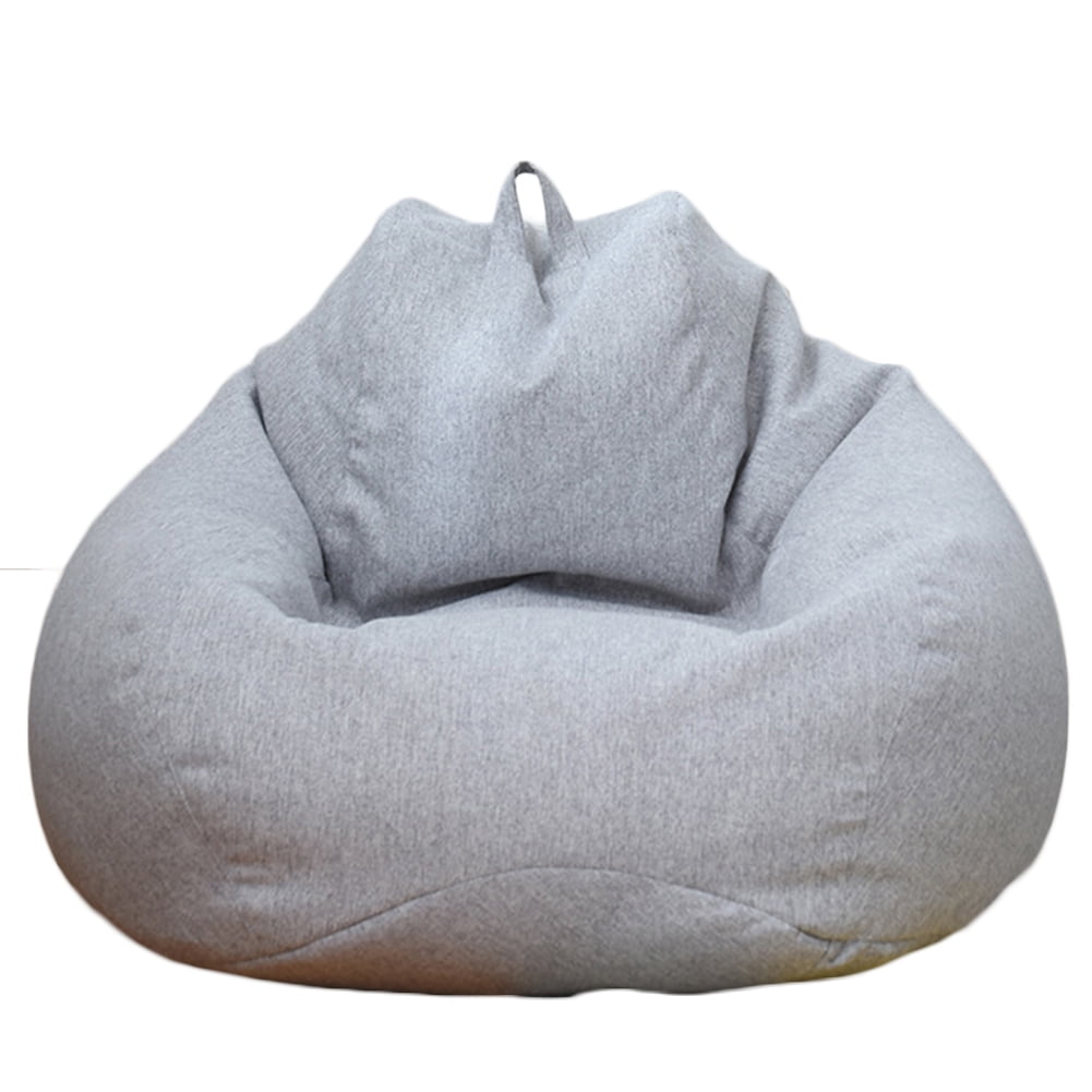Giant Bean Bag Chair Bed for Adults, Convertible Beanbag Folds from Lazy Chair to Floor Mattress Bed, Large Floor Sofa Couch, Big Sofa Bed, High