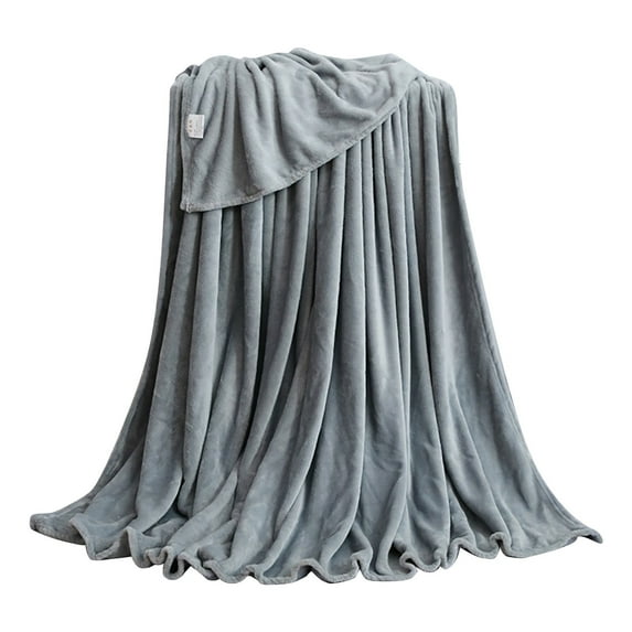 Solid Color Coral Fleece Blanket 150*200Cm,1X Blanket,Fluffys Cute Blanket, Blanket Sofa Blanket Bedspread Living Room Blanket Living Room Blanket Sofa Puritys Color, Color Anthracite