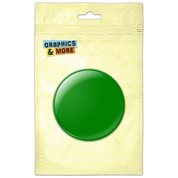 Solid Color Dark Green Refrigerator Button Magnet