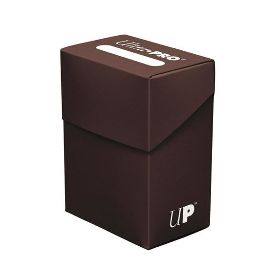 Ultra Pro 80+ Cards Solid Color Deck Box - Brown