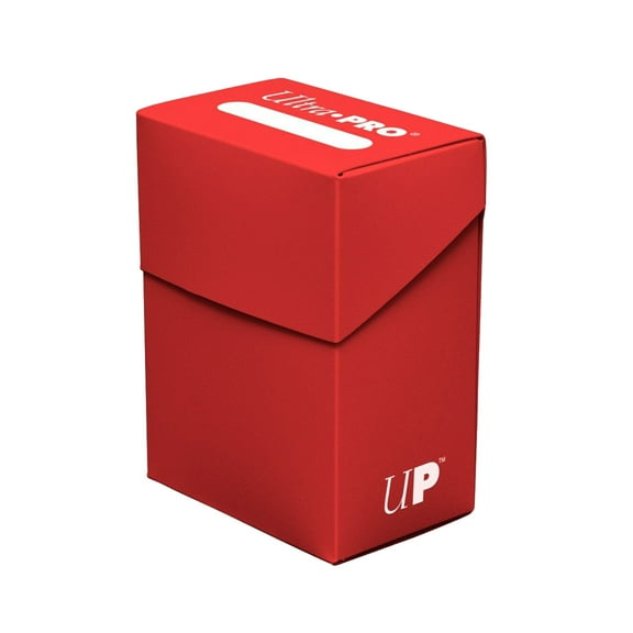 Ultra Pro 80+ Cards Solid Color Deck Box - Red
