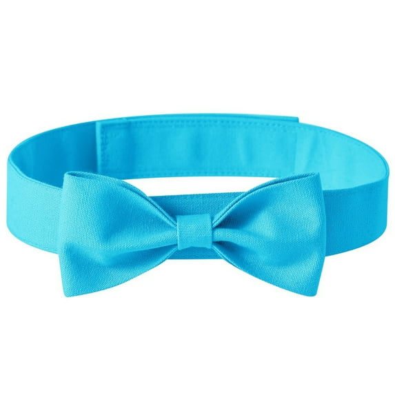 Solid Color Dog Neck Tie - Adjustable Pet Bow Collar - Dog Accessories - for Wedding Party
