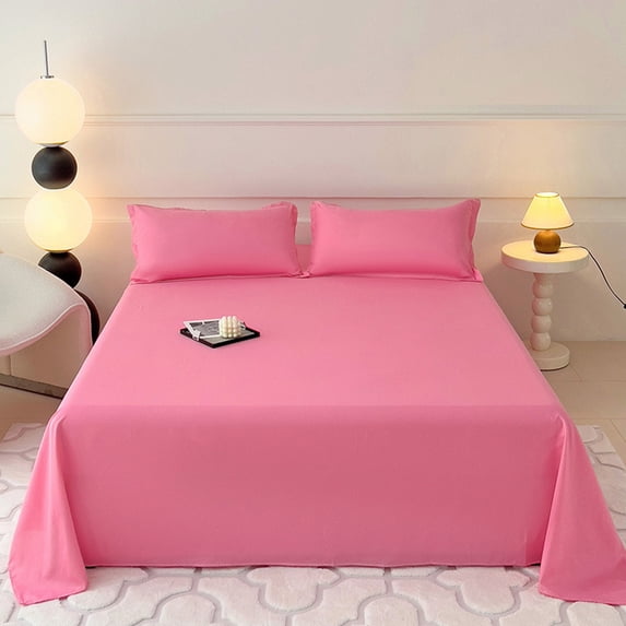 Solid Color Easy Care Machine Washable Soft Bed Sheets Twin XL