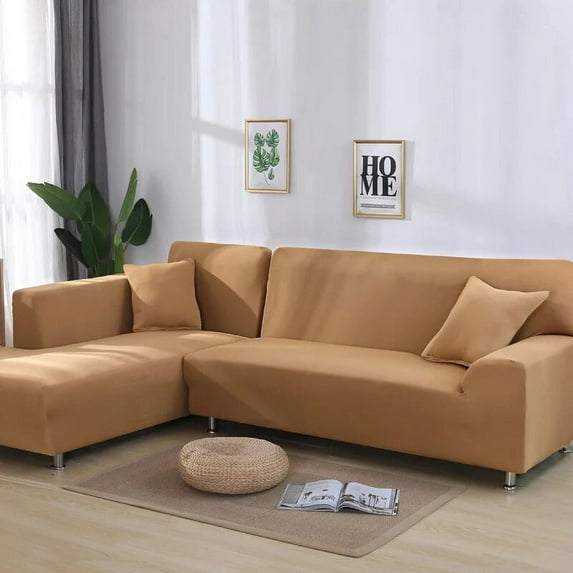 Solid Color Elastic Spandex Slipcovers Couch Cover Stretch Sofa Towel Corner Sofa Covers for Living Room Big Sofas fundas sofa