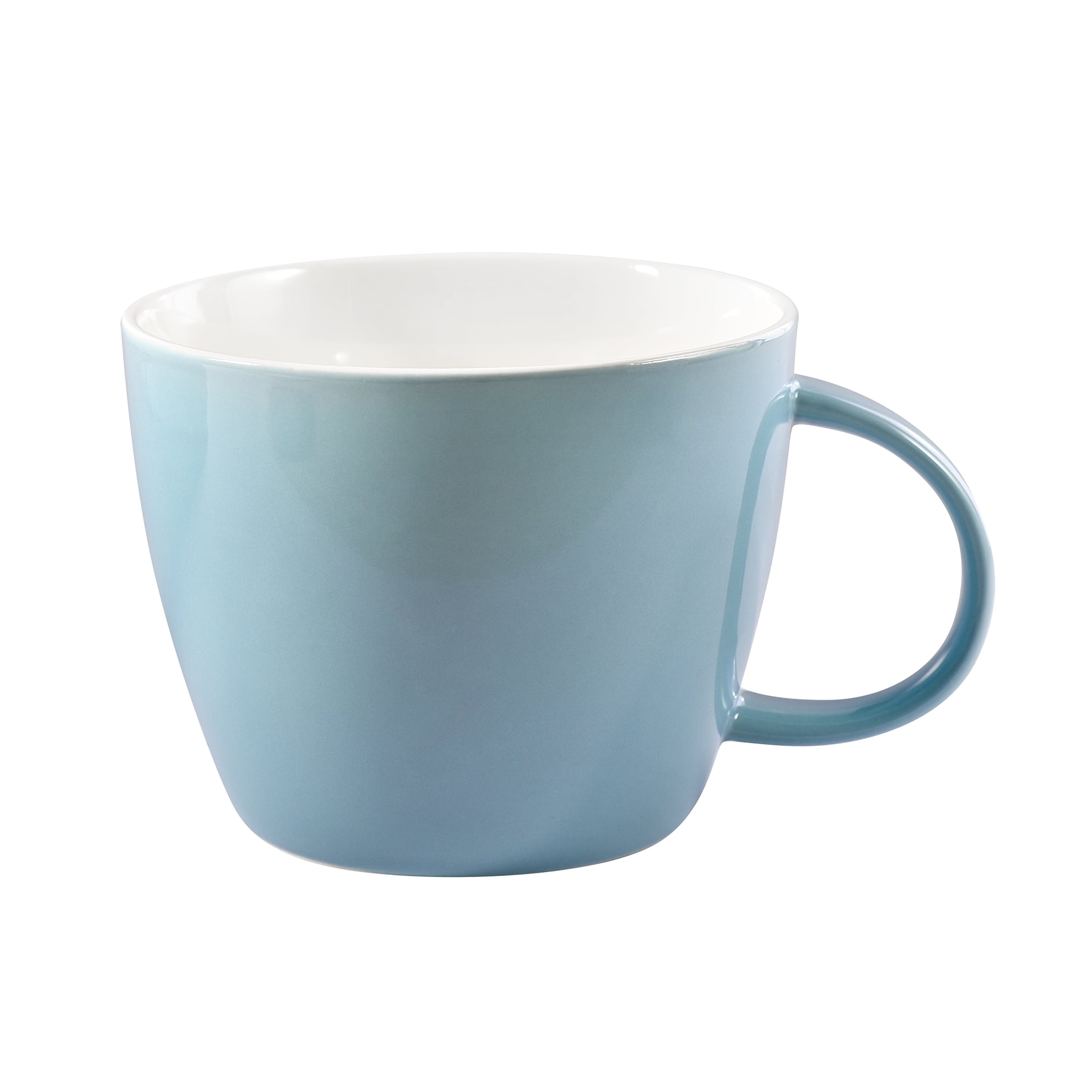 Turquoise 30 Ounce Ceramic Mug for Coffee or Soup