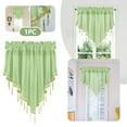 thumbnail image 1 of Solid Color Finished Curtain Curtain Drapery 51x24 Bedroom Home Decor Triangle Curtain Curtain Screen Kitchen Short Curtain Curtain For Windows, 1 of 6