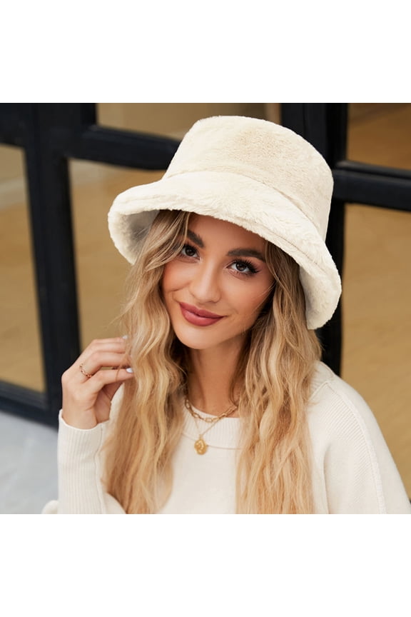 Solid Color Fisherman Hat For Women Autumn And Winter Warm Hats Winter Casual Hat Techno Bucket Hat Hat Skater Corduroy Bucket Hat Sun Hat Ladies Ladies Bucket Hat Summer Umbrella Summer Floppy Hat
