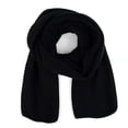 thumbnail image 1 of Solid Color Fleece Unisex Winter Scarf (Black), 1 of 7