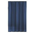 thumbnail image 1 of Solid Color Gauze Curtains Semi Sheer Polyester Decorative Curtains with Rod Pocket Light Filtering Modern Versatile for Living Room Bedroom Black White Gray Pink Navy 39x51 Inches, 1 of 5