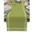 thumbnail image 1 of Solid Color Green Table Runner Home Wedding Decor Table Flag Mat Table Centerpieces Decoration Party Dining Long Tablecloth, 1 of 5