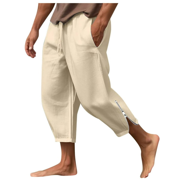 Solid Color Harem Pants Casual Capri Pants Lightweight Loose Beach Summer Pant Trousers Pants for Women Walmart