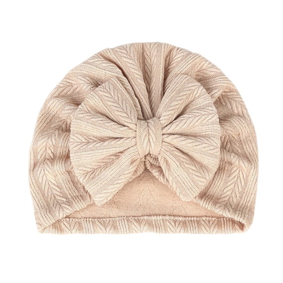 Solid Color Hat Stitch Comfort Bow Accent Beanie for - Walmart.com