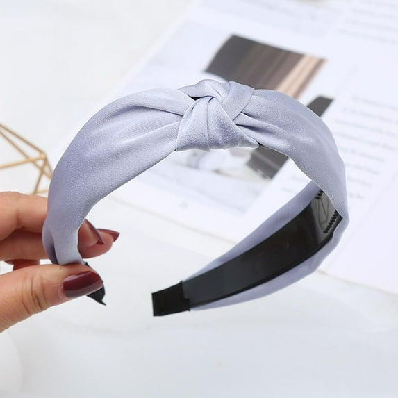 Solid Color Headwear Beauty Accessory Wide Side Headdress Headband Hair Hairband Hair Hoop for Women Girl 2