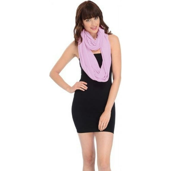 Solid Color Infinity Loop Circle Scarf