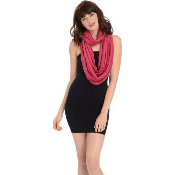 Solid Color Infinity Loop Circle Scarf