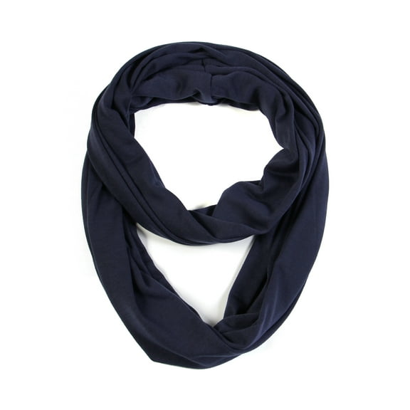 Solid Color Infinity Scarf/Wrap (Navy)