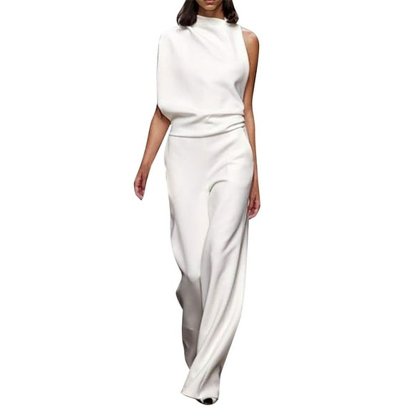 Solid Color Jumpsuit Straight Pants And Exquisite Design Body Suit for Tall Women Elegant for Women Jumpsuits Jumpsuit for Women Summer Pin up Jumpsuit Fitted Bodysuit Outfits for Women Sweater