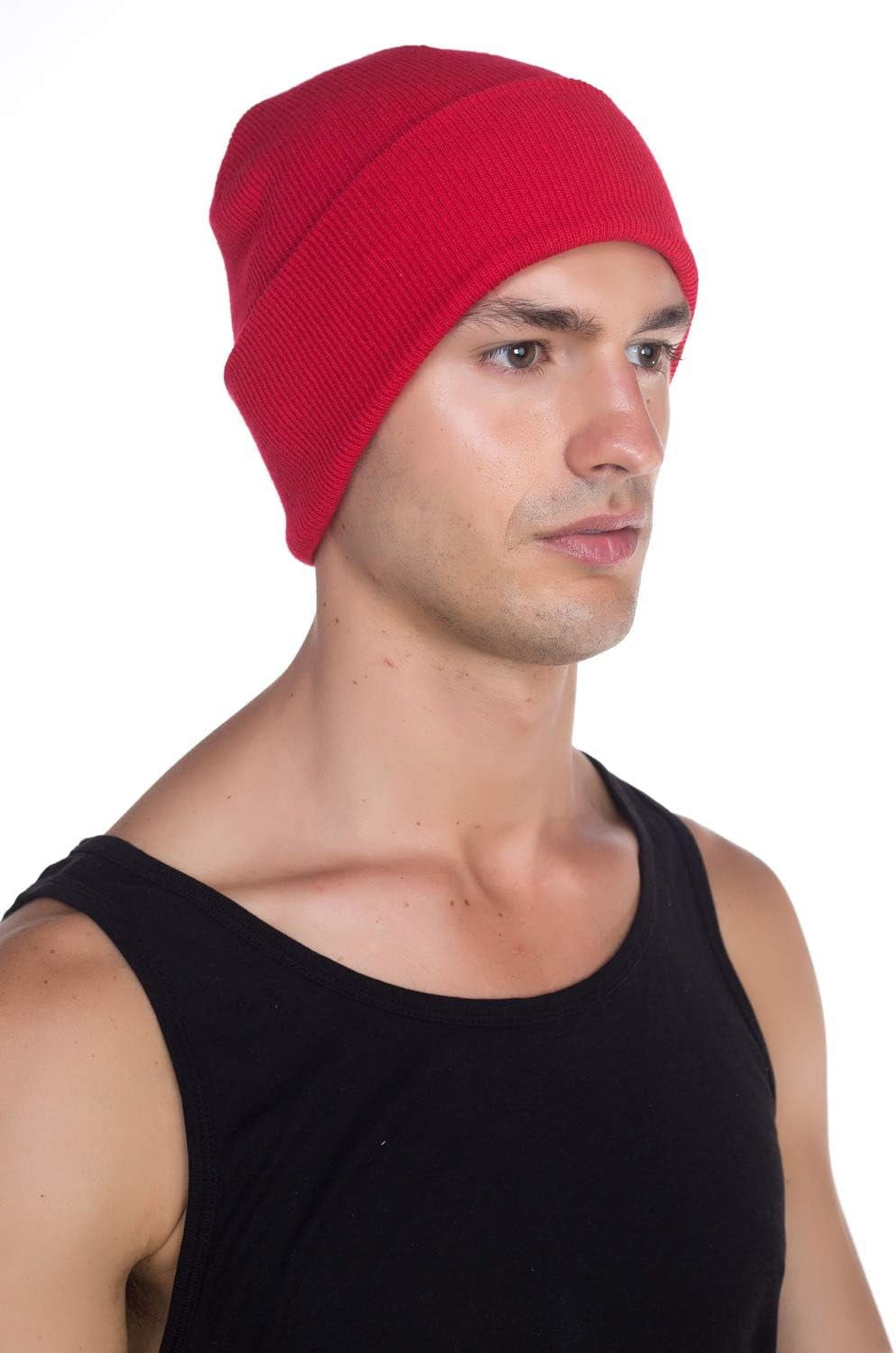 帽子 Yohji Yamamoto POUR HOMME \"knit cap\" S/C PLAIN STITCH HEM ROLL KNIT CAP(FREE SIZE Black): Yohji