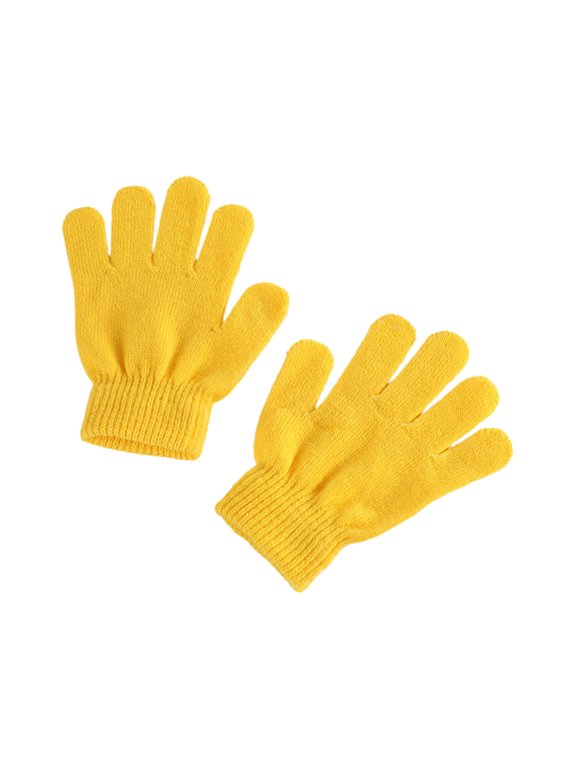 Solid Color Knitted Gloves for Youngsters, Split-Finger for Flexibility, Warm and Breathable for Fall and Winter, Fashionable and Practical, Multiple Color Options for Daily Wear