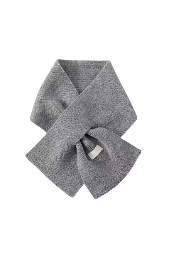 Solid Color Knitted Scarf Soft Winter Fashion Elegant Warm Feel Wrap Shawl For Ladies Daily Wear,Size:One Size