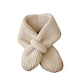 thumbnail image 1 of Solid Color Knitted Winter Versatile Cute Small Scarf Scarf Scarf, 1 of 3