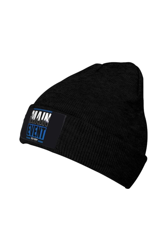 Solid Color Knitted hat with Printing Jey USO Yeet Wrestling Wrestler Beanie Hat for Unisex Warm Unique Personality Warm Gifts