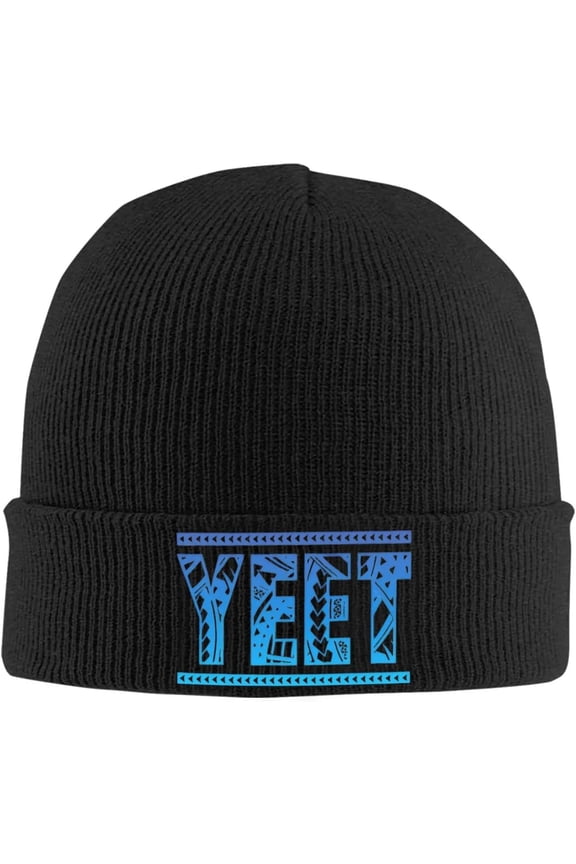 Solid Color Knitted hat with Printing Jey USO Yeet Wrestling Wrestler Beanie Hat for Unisex Warm Unique Personality Warm Gifts