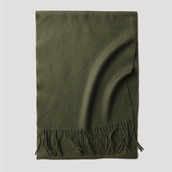Solid Color Lamb Wool Scarf, Oversized Winter Wrap, 100% Wool Shawl in several Colors,32*190cm,10